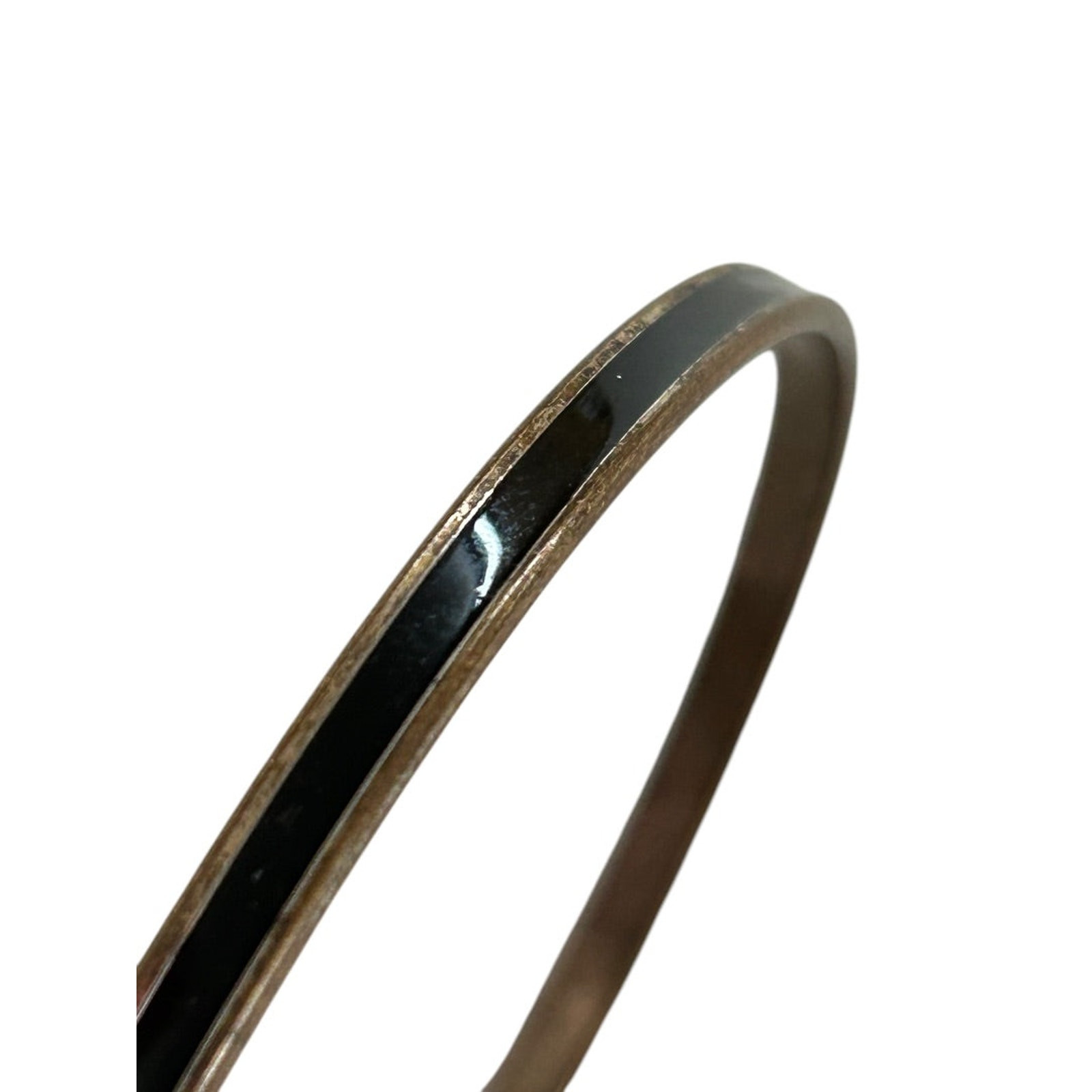 Set of 3 Mixed Metals Bangle Bracelets 2.5 Inch Inside Diameter