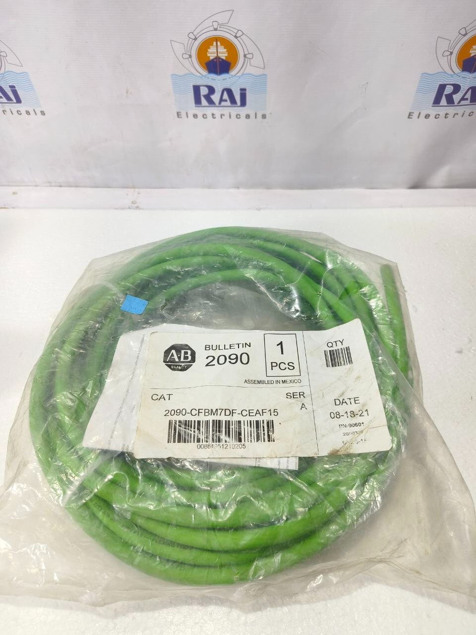 AB 2090-CFBM7DF-CEAF15 SER A MOTOR POWER& FEEDBACK CABLE WITH SPEEDTEC FREE SHIP