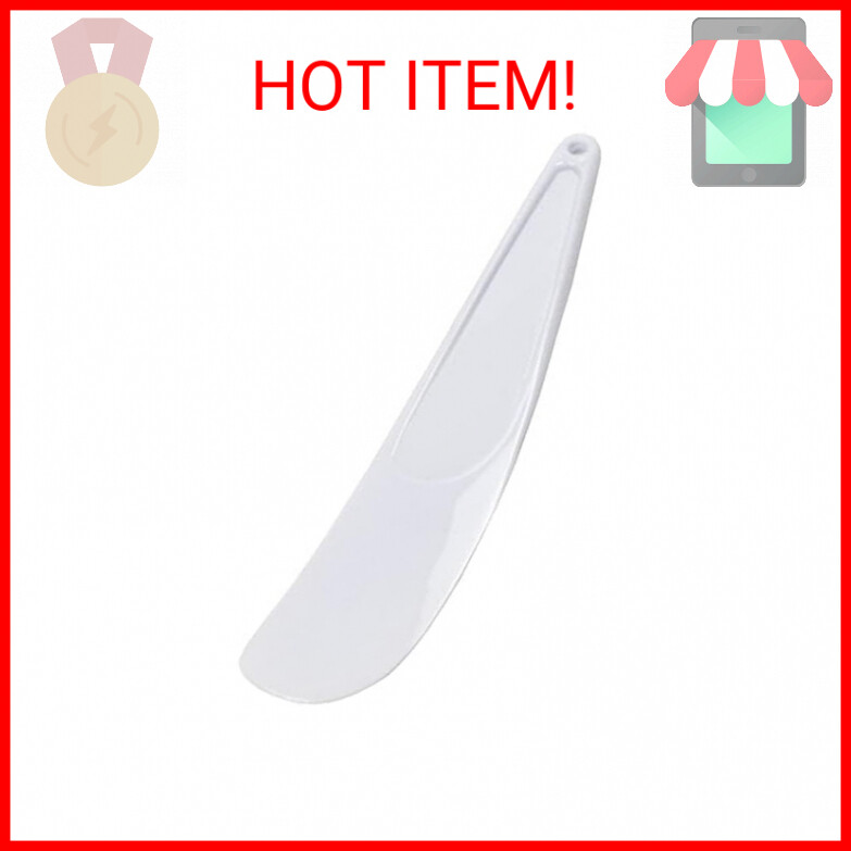 Chef Craft Select Plastic Viennese Baking Spatula, 9.25 inches in Length, White