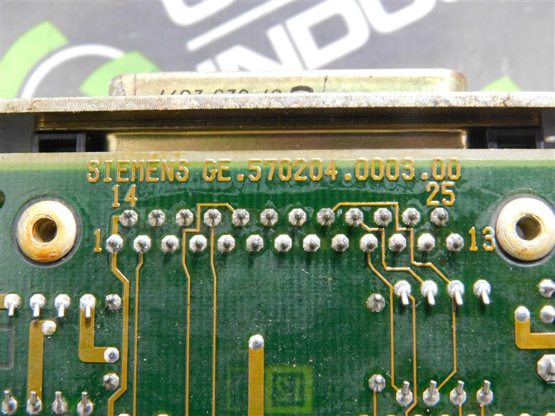 USED Siemens 570 204 9203 Interface Module Rev. A00