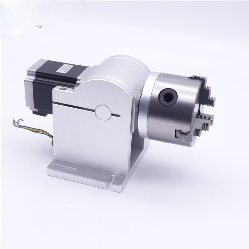 Laser Marking Machine Rotary Motor Shaft Rotary Fixture Three-jawed Clamping