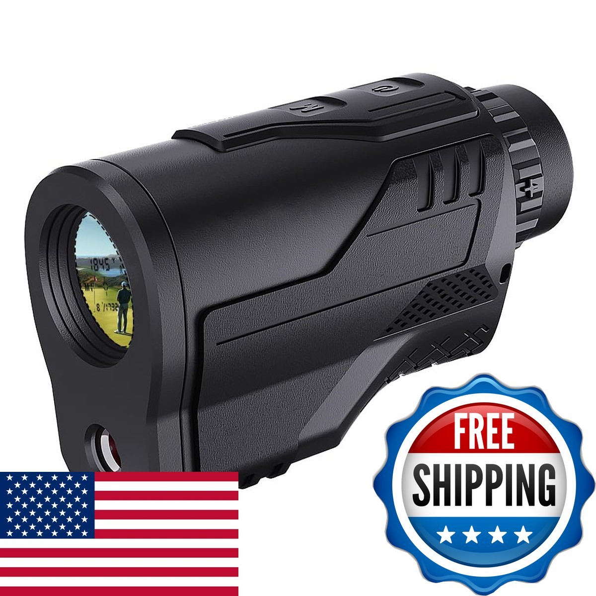 PEAKPULSE Golf And Hunting Range Finder 1200 Yards Slope Rechargeable IP65 8X