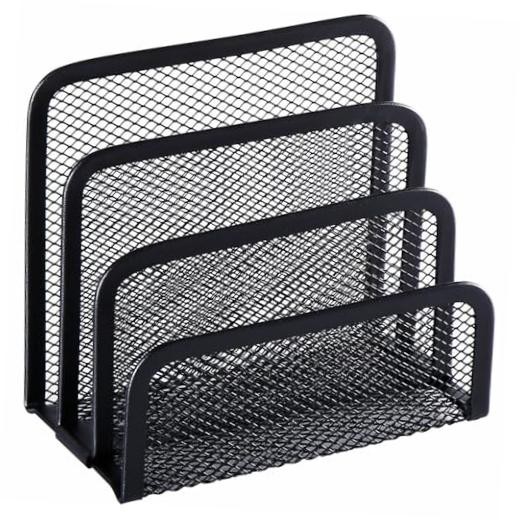 Mesh Vertical Desktop File Sorter 5.6" x 5.3" Each
