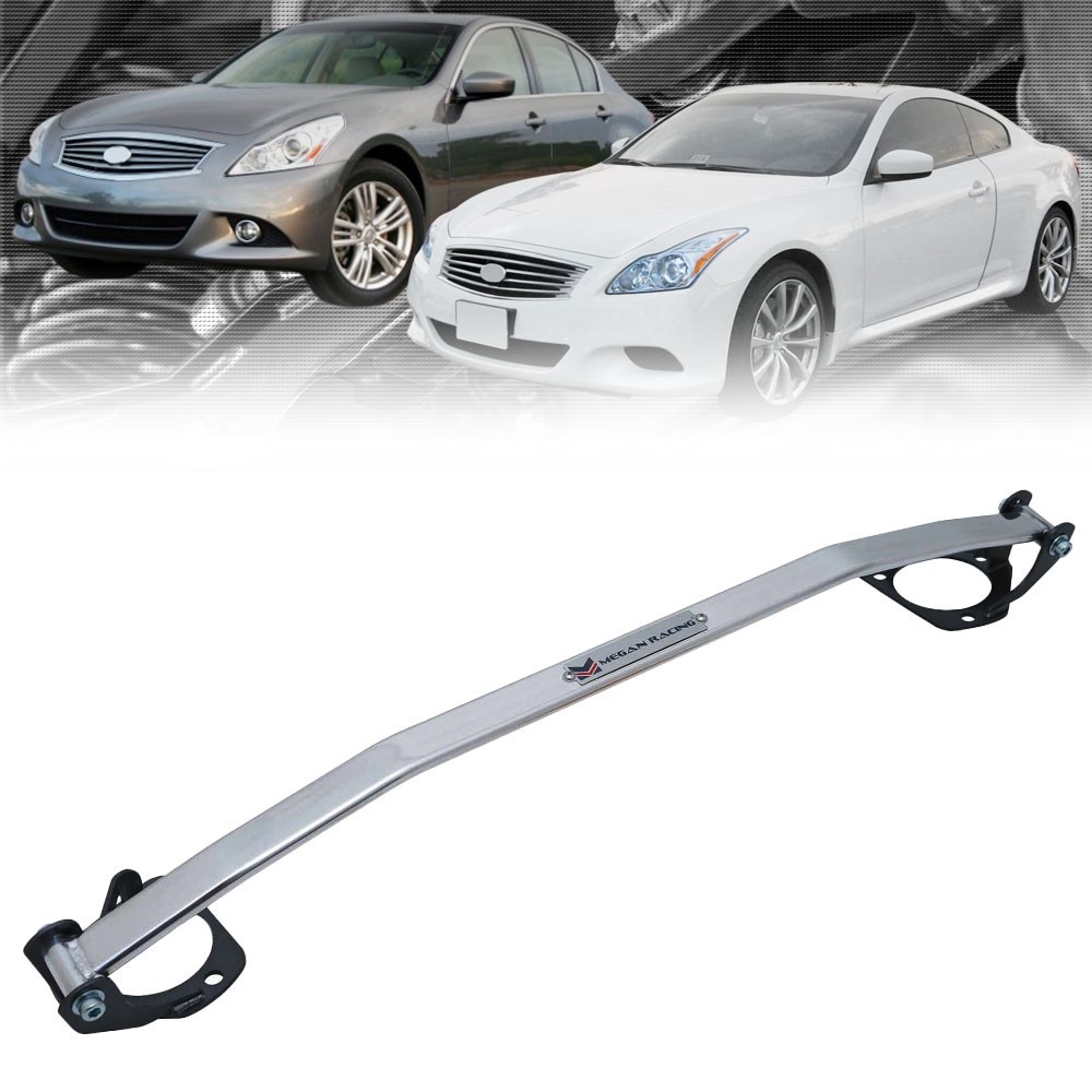 Megan Race Spec Front Upper Strut Bar Tower Brace For 08-13 G37 / 11-12 G25 V36