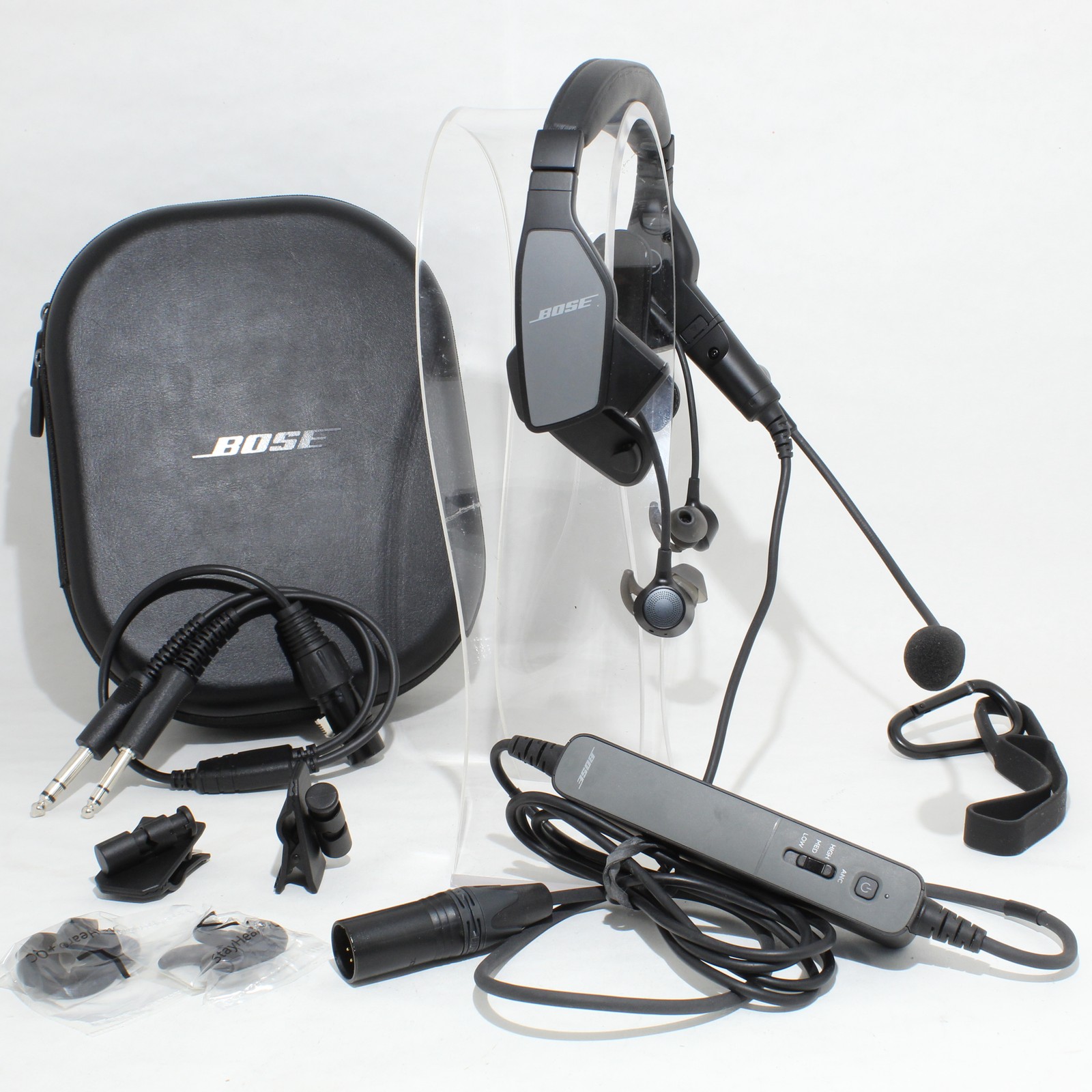 Excellent Bose ProFlight Series 2 Aviation Headset - 5-Pin XLR - BUNDLE w/ Case