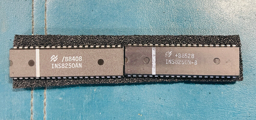 LOT of 2: NATIONAL INS8250AN & INS8250N-B UART - SHIPS from USA