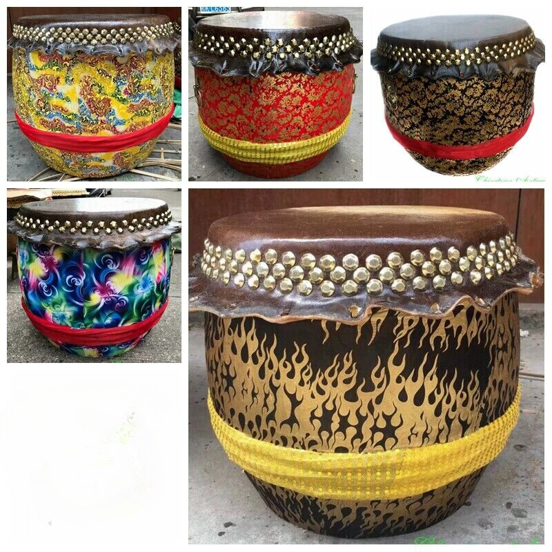 Chinese Kung Fu Lion Dance Drum Traditional Lion Drum Chinese Foshan Lion Drum