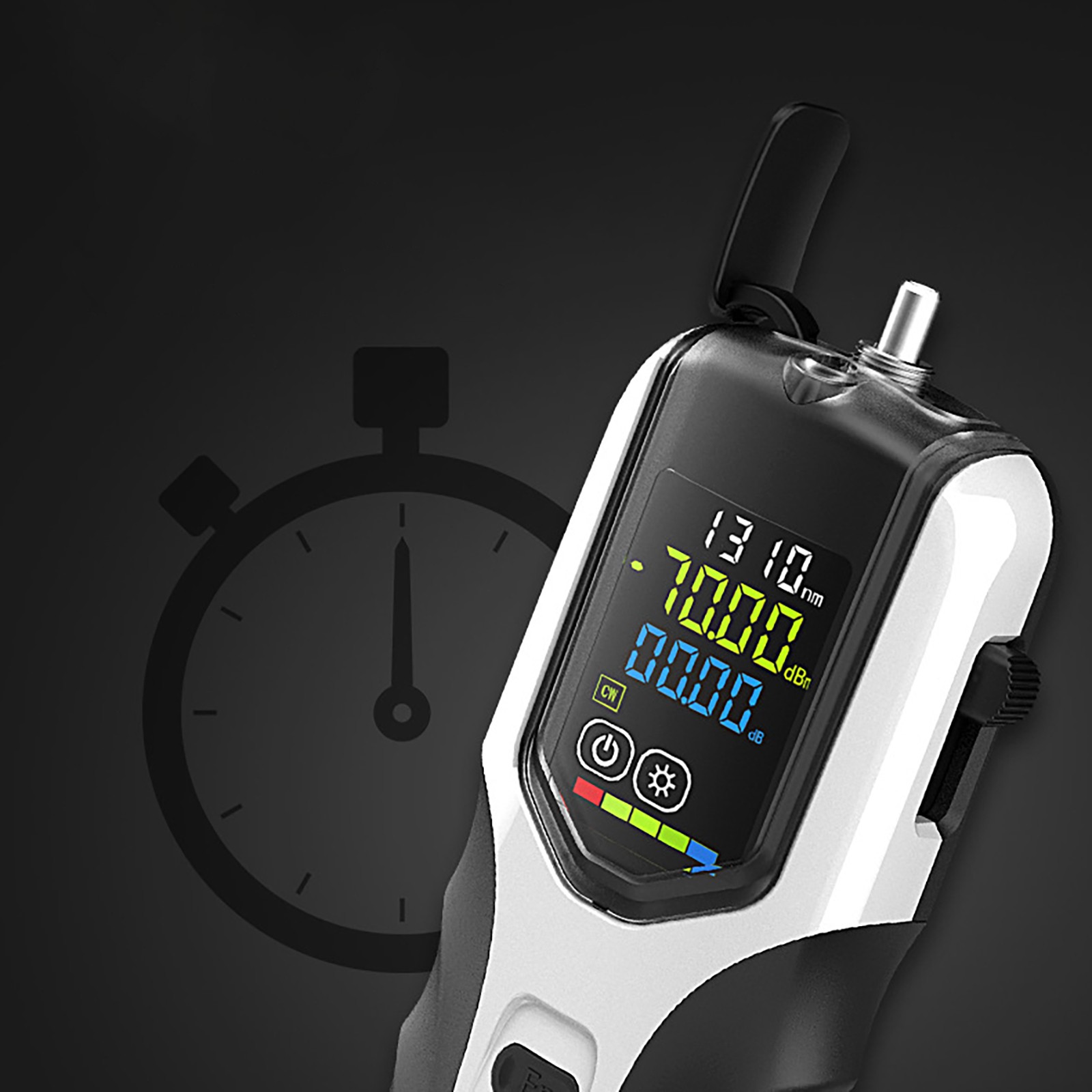 Mini Optical Power Meter ‑50~+26dBm Fiber Optic Cable Tester Tool Accessory