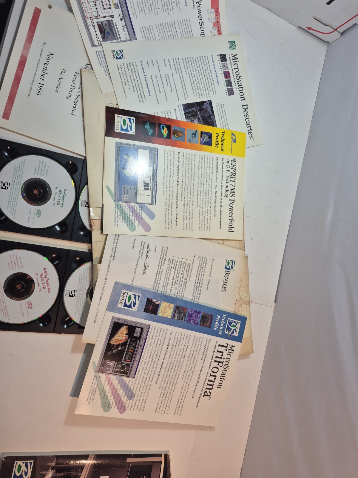 VINTAGE Bentley Select MicroStation Architectural/Engineering Software Portfolio