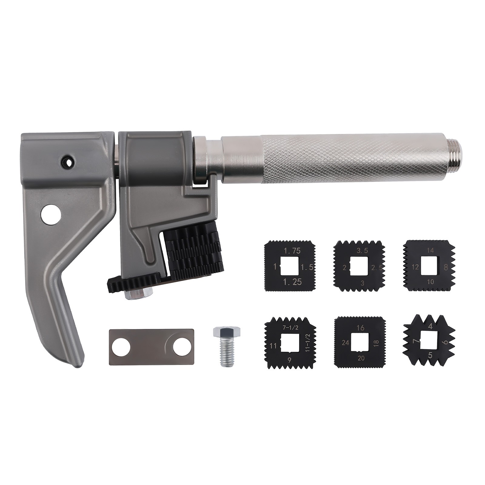 7402 Universal Outside Thread Chaser from 1-1/4” to 5” O.D. threads Kit