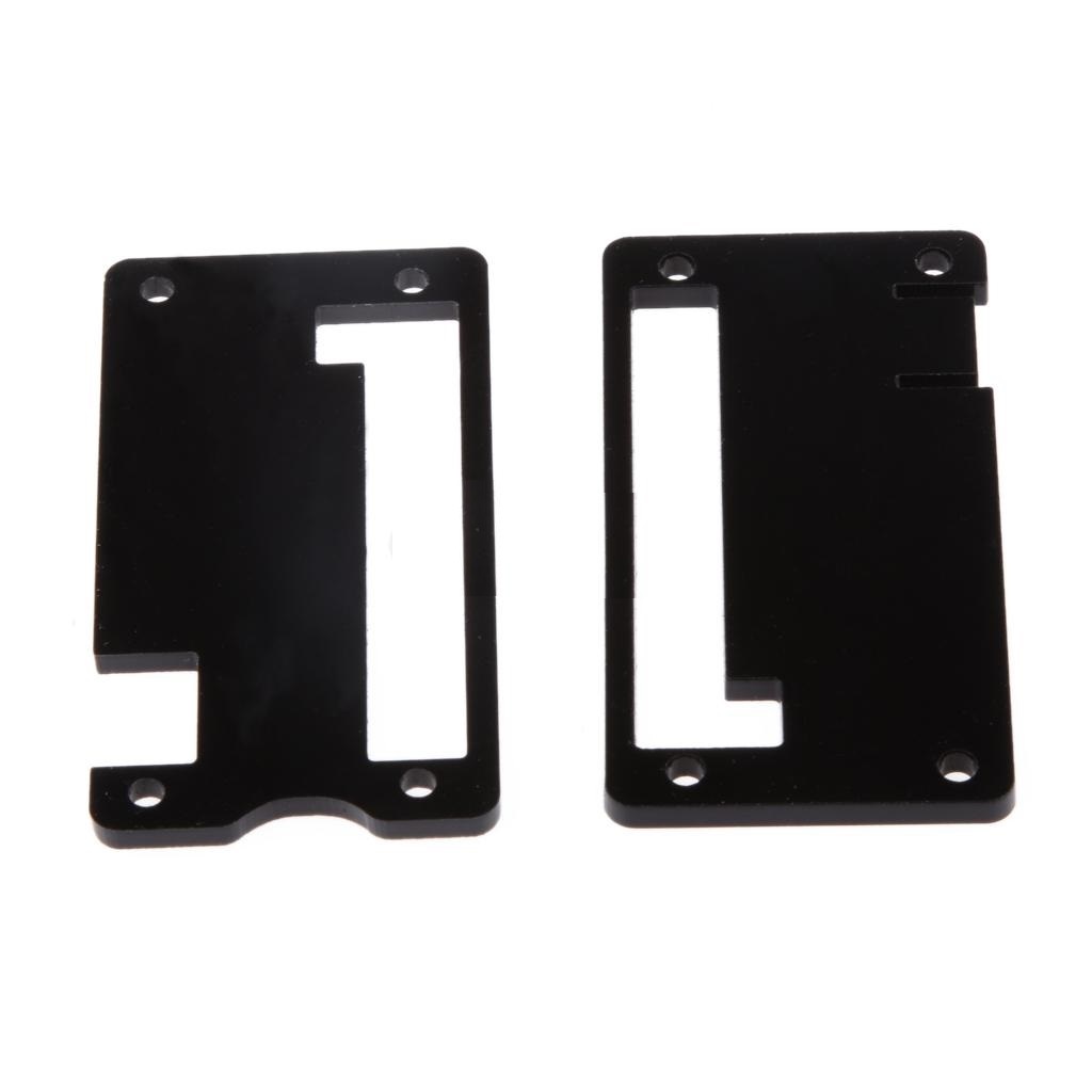 Black Raspberry Pi Acrylic Zero Case Shell Acrylic Case Protection Black Box CA