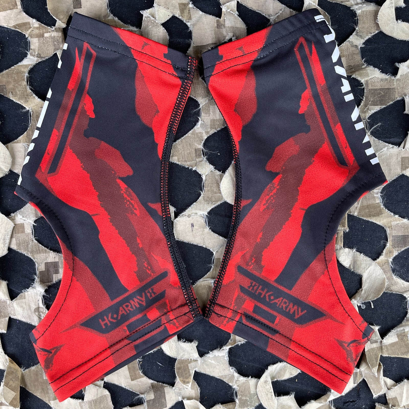 NEW HK Army Cleat Covers - Short - Tiger Red - Small/Medium