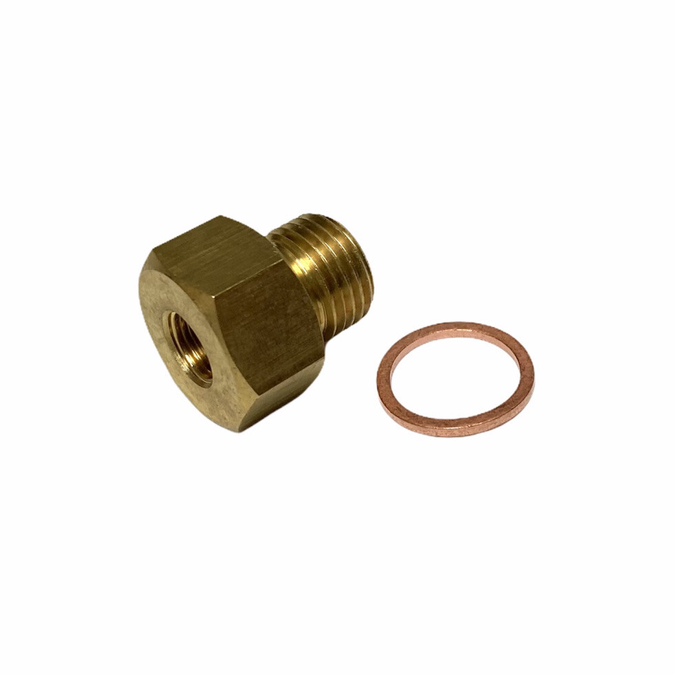 Oil Water Pressure Boost Temp Sensor Adapter Fitting Kit M16X1.5 to 1/8 NPT