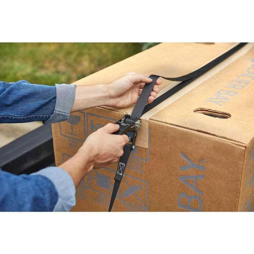 15 Ft. X 1 In. Ratchet Tie-Down Strap with S-Hook