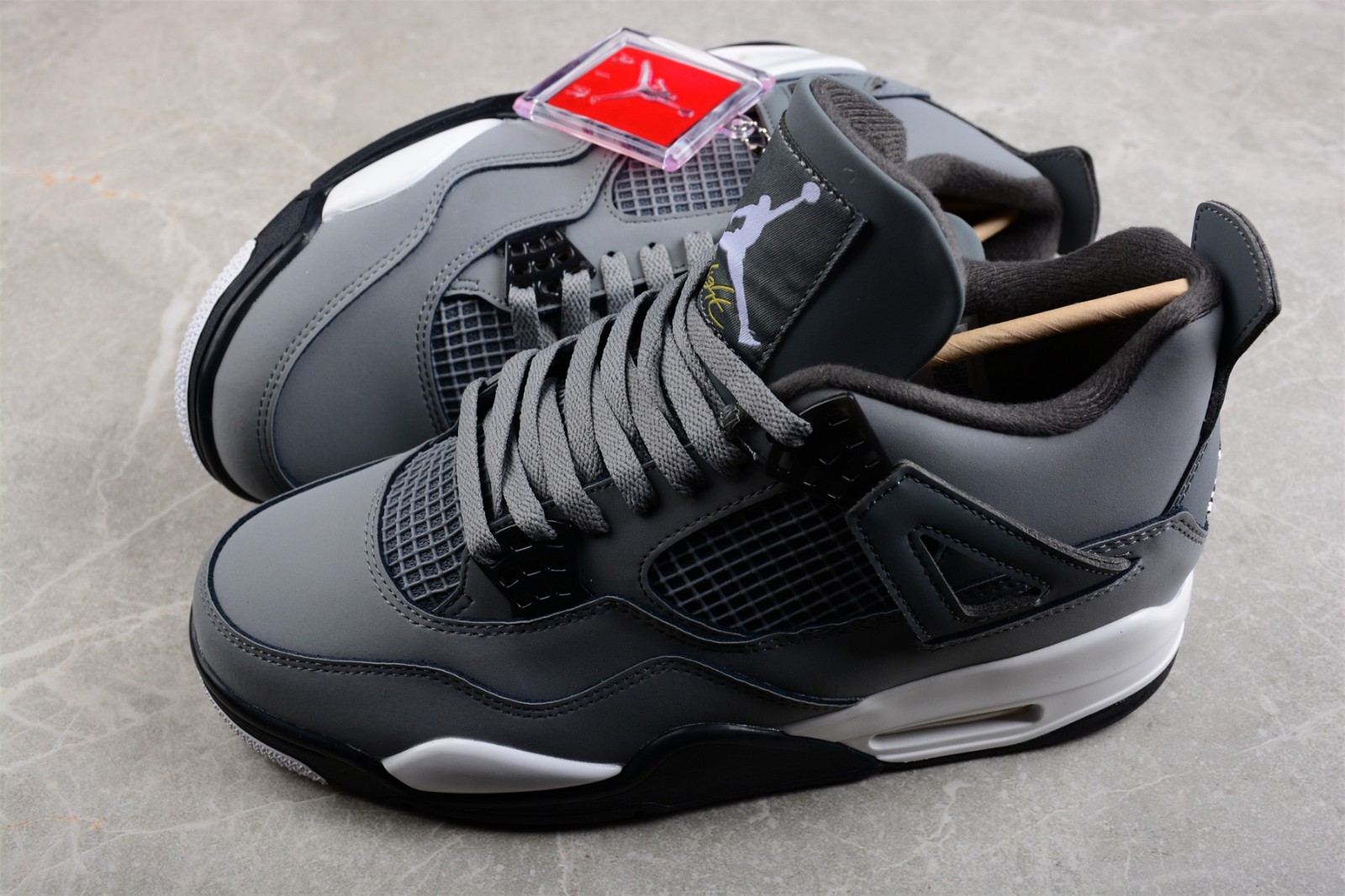 Jordan 4 "Cool Grey" Retro Basketball Shoes Men's Mid Top