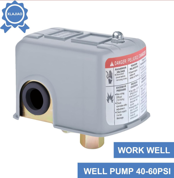 Pressure Switch for Well Pump 40-60 PSI, Water Pressure Switch Adjustable