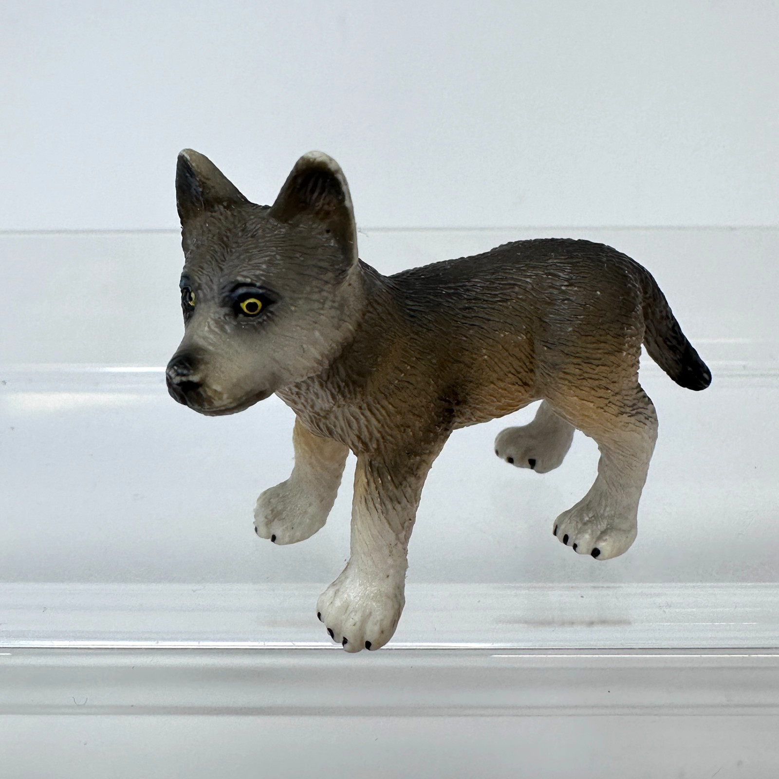 Schleich Wolf Cub Figure Wildlife Jungle Zoo Wild Dog Baby Animal 2" Realistic