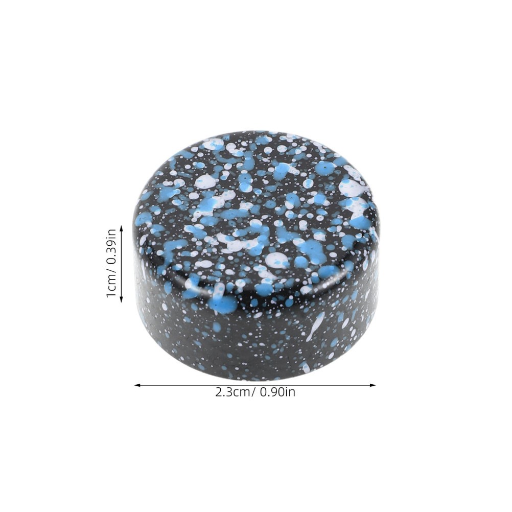 3Pcs Blue Guitar Effect Pedal Footswitch Cap Textured Surface for Secure Grip