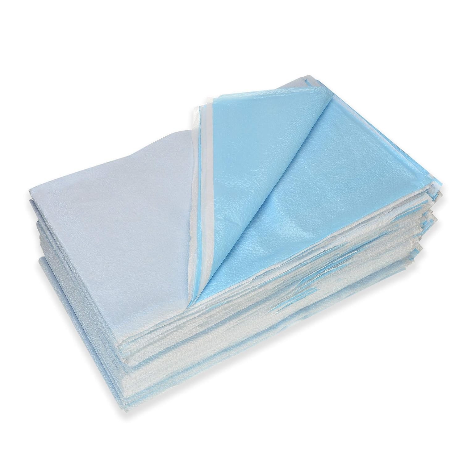 Stretcher Sheets – 50 Count of Disposable Stretcher Sheets Blue Ideal