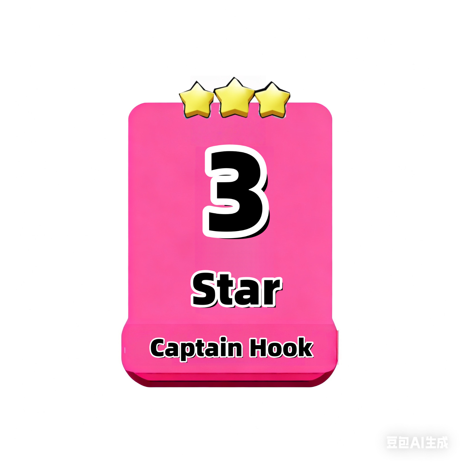 Captain Hook -3⭐  ,3 stars,Monopoly_go Monopoly sticker,Set:14-4