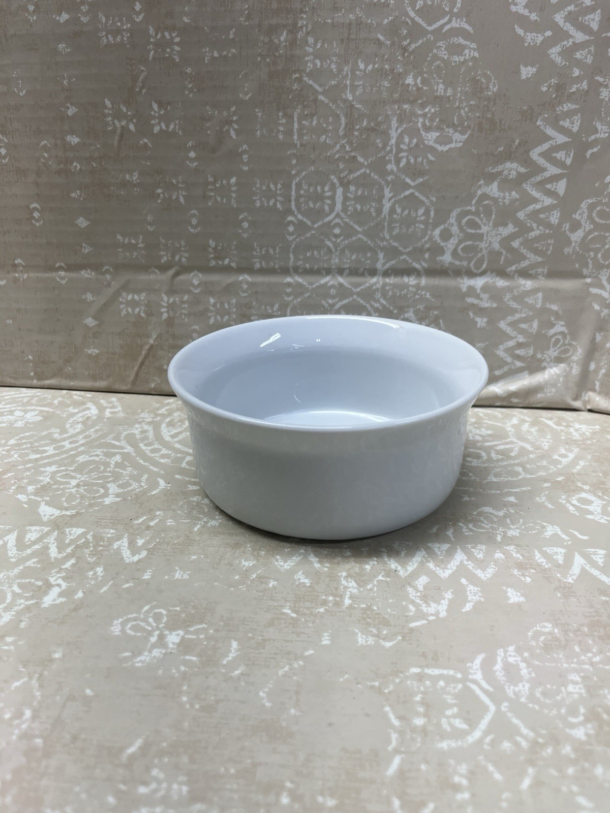 NEW Unmarked Fine white Bone Vegetable Dish