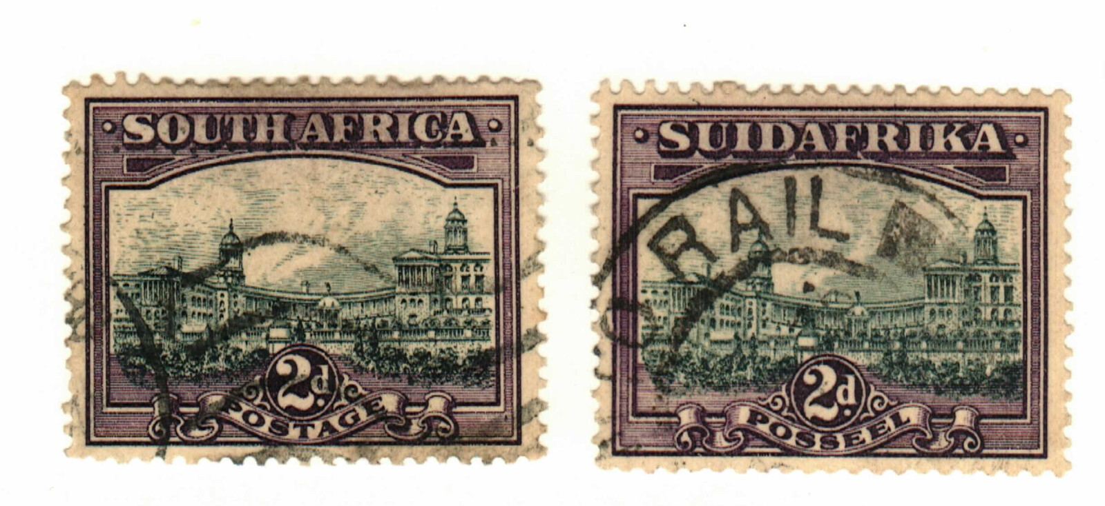 South Africa #49-50 used