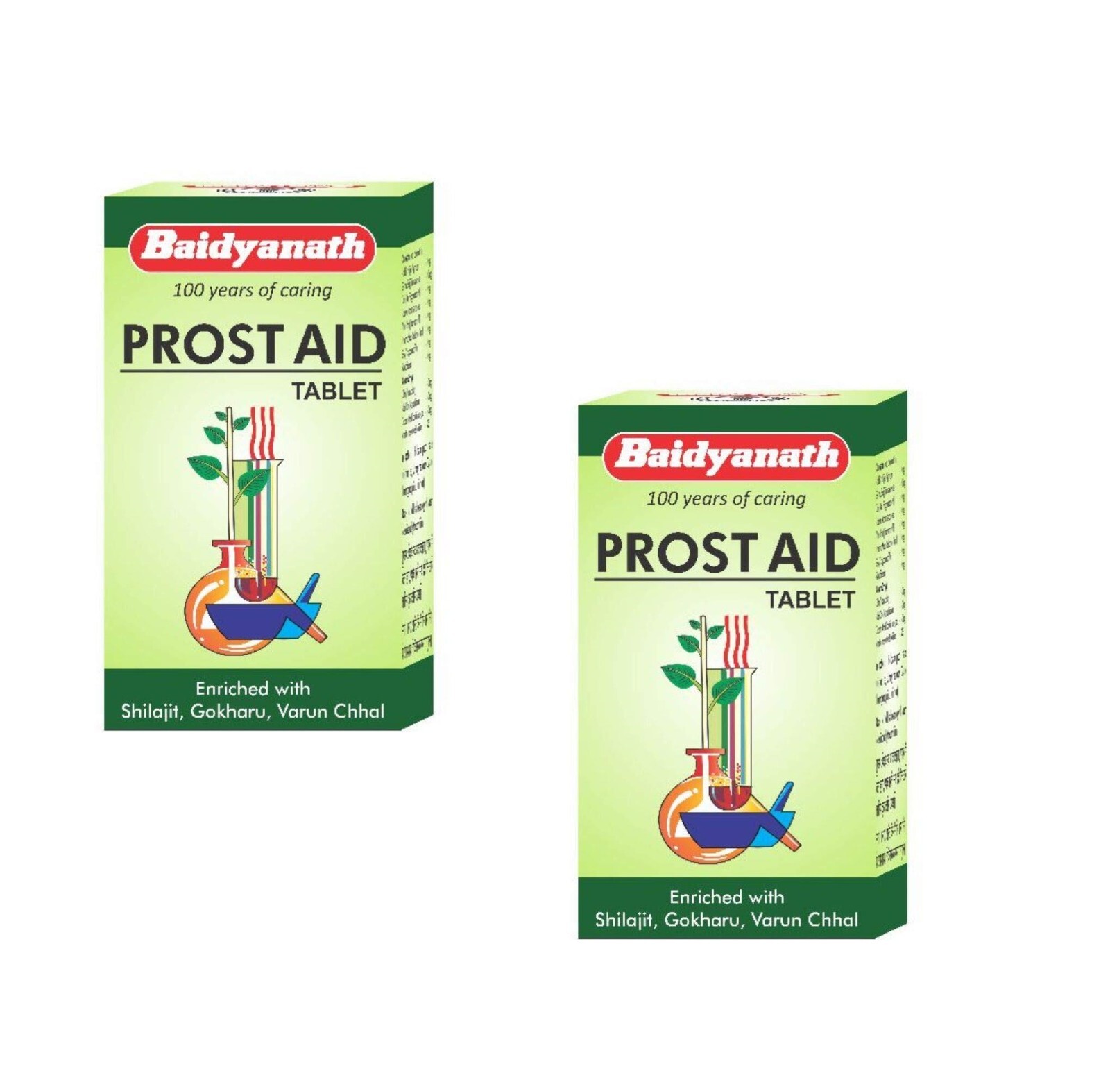 5 x Baidyanath Prostaid (250 Tabs) For Herbal Treatment of Enlarged Prostate