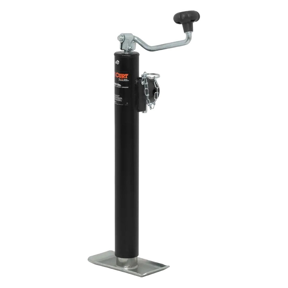 CURT 28322 Pipe-Mount Swivel Topwind Jack