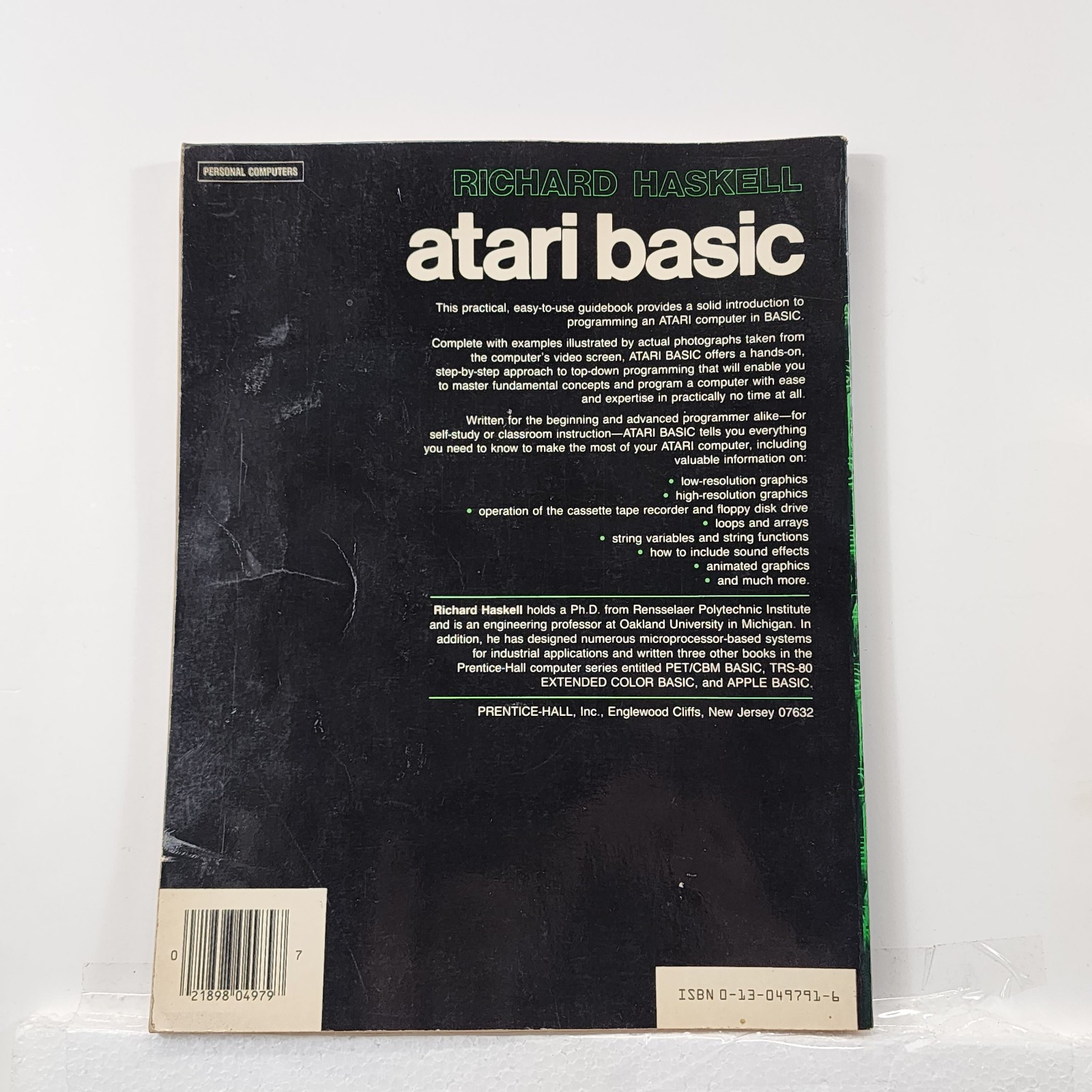 ATARI BASIC : By Richard Haskell ~ Vintage ATARI Computer Manual / Book