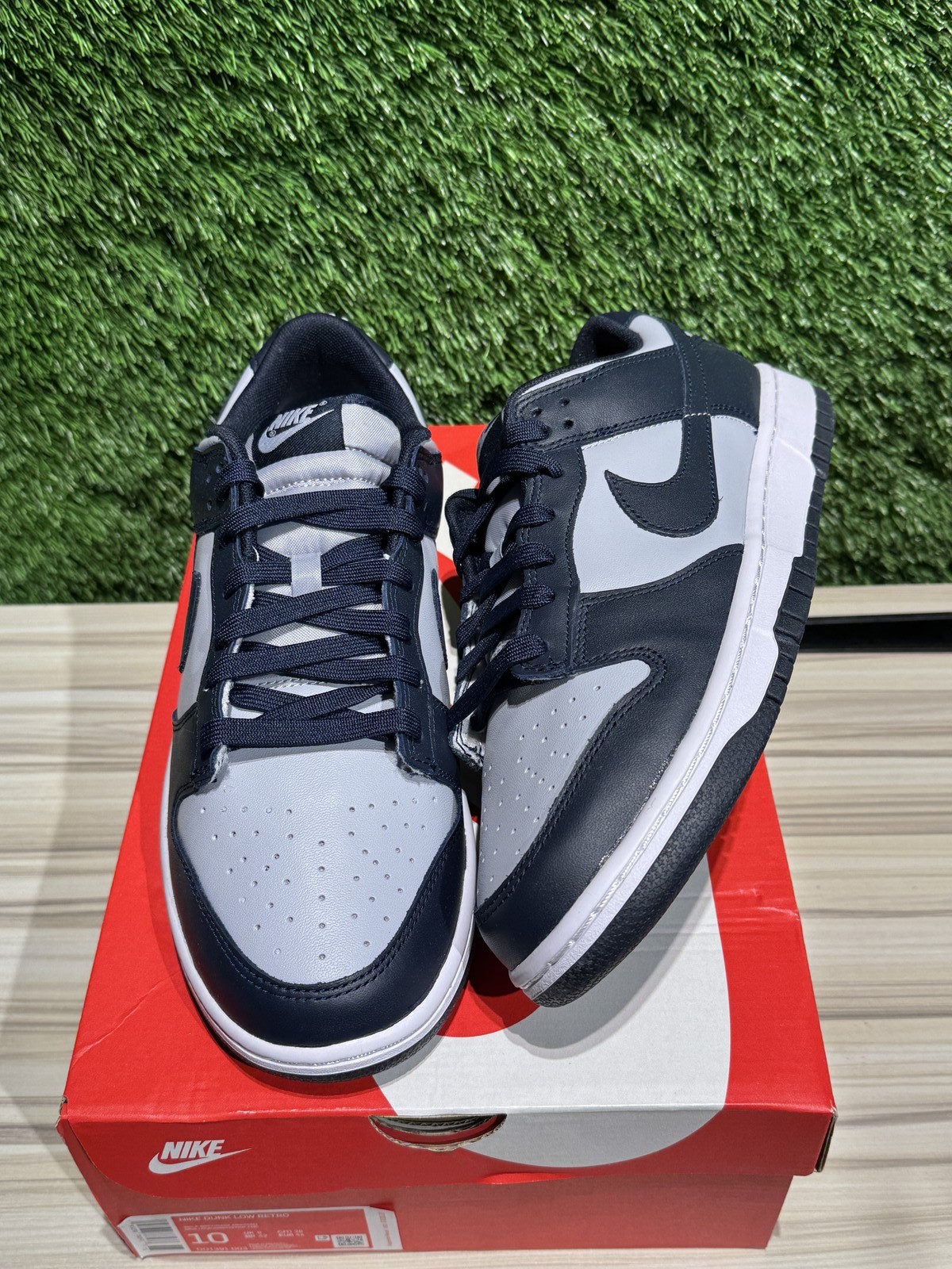 Size 10M/11.5W - Nike Dunk Low Georgetown Sz 10 DD1391-003