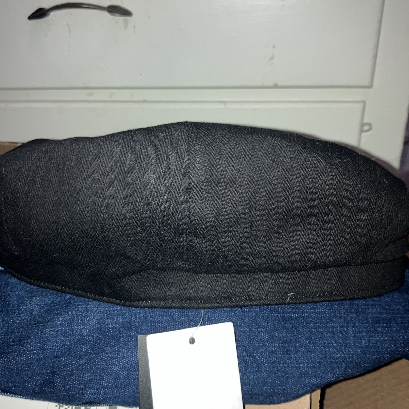 Brixton Brood Baggy Snap Cap Large Black NWT New