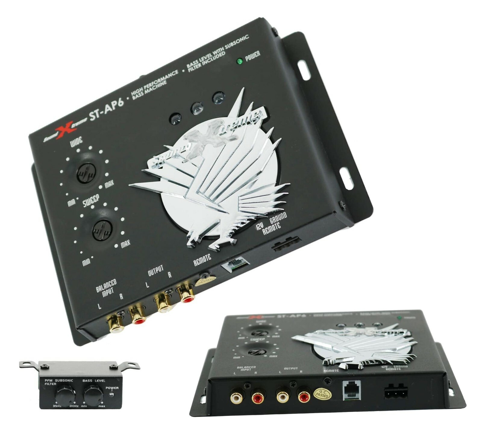 SoundXtreme ST-AP6 II 1/2 Din Car Audio Digital Processor, 13.5V, Bass Maximizer