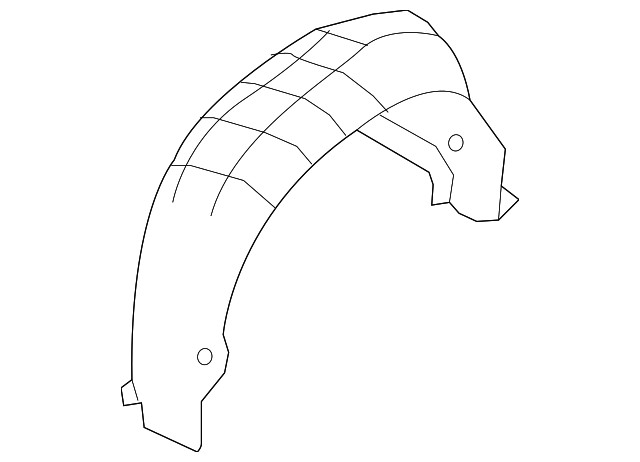 Genuine Nissan Quarter Panel Splash Shield 76749-6RR0B