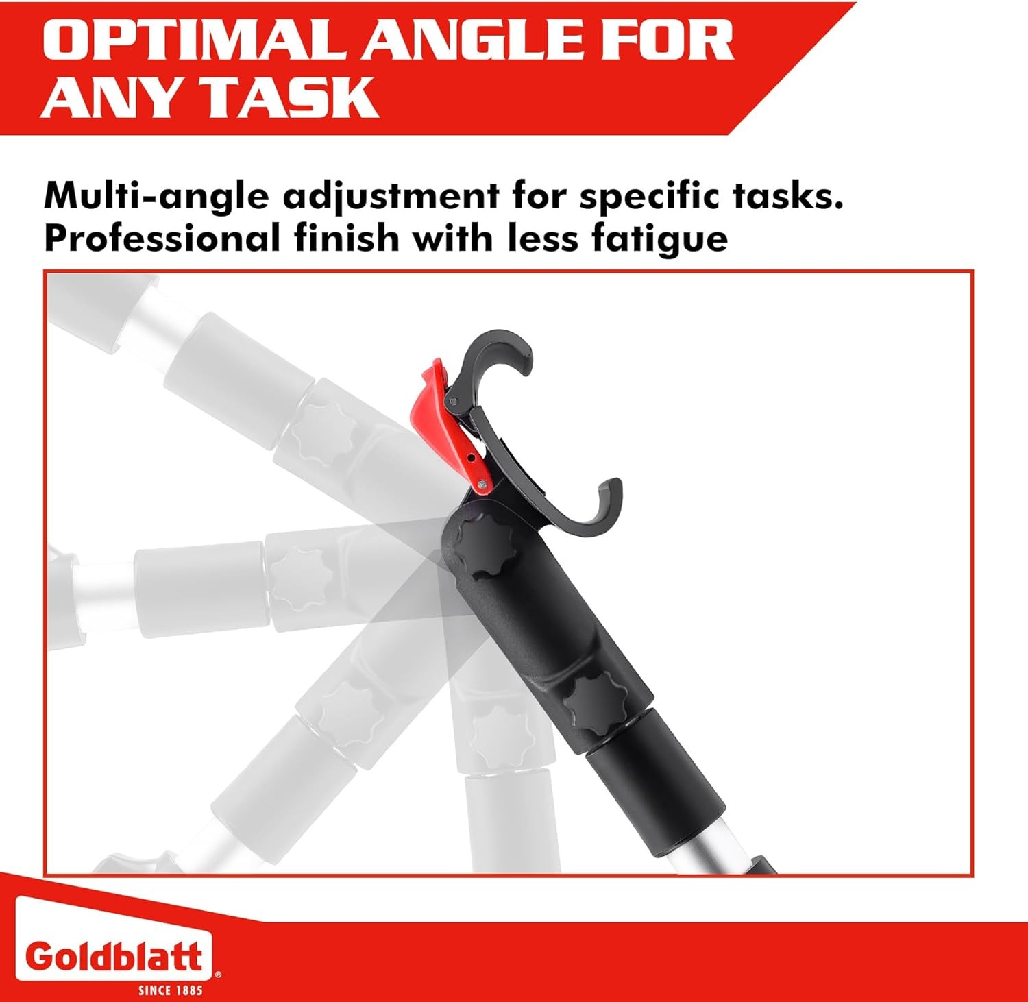 Goldblatt Multi-Angle Adjust Handle Adapter Drywall Skimming Blade Quick Release