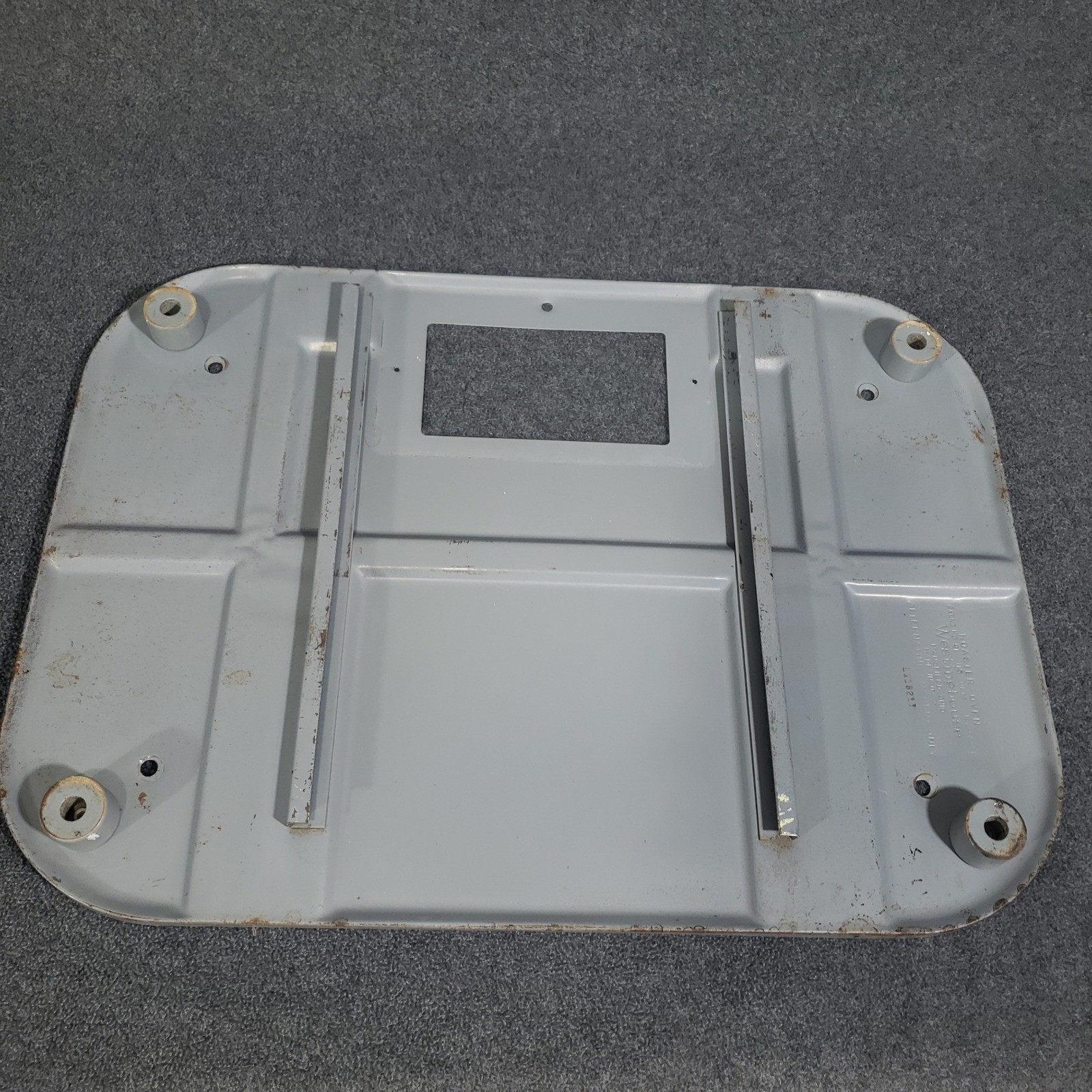 Westinghouse Roaster Oven Base Plate RO-91 Gray Metal Vintage Replacement Part