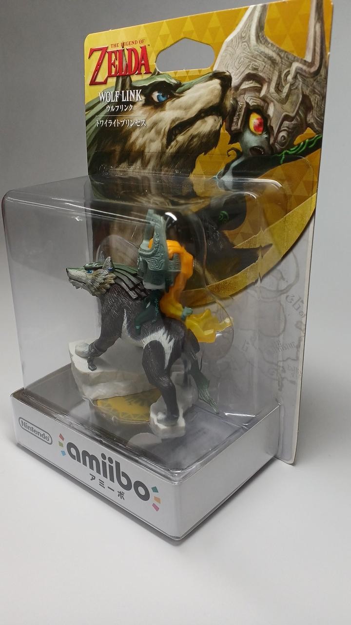 AMIIBO Wolf Link (Unopened) Model NVL C AKAA NINTENDO