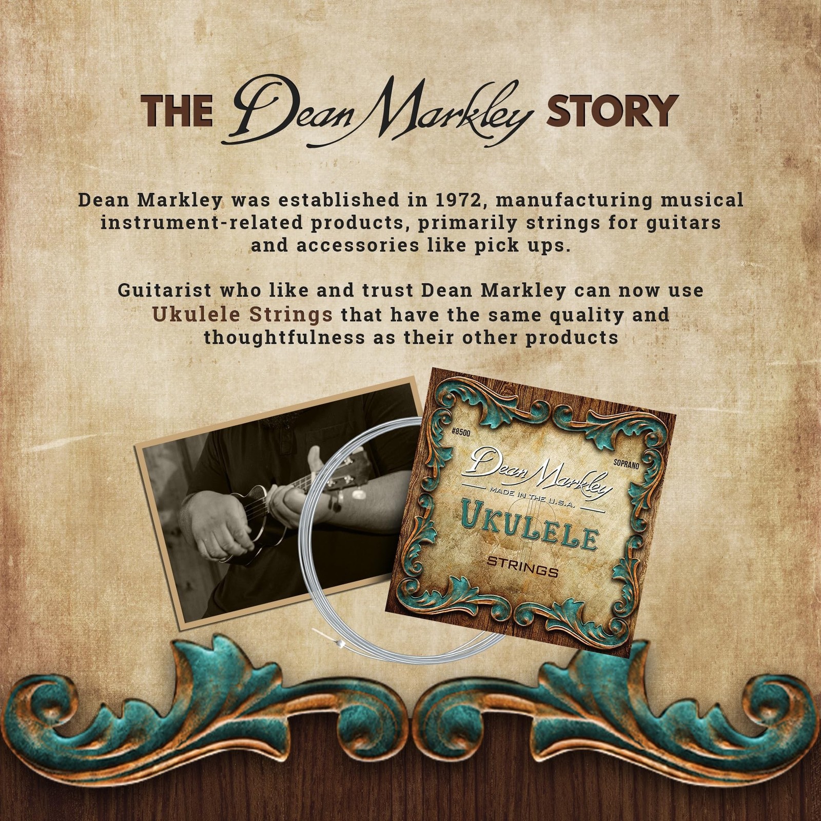 Dean Markley Soprano Ukulele Strings Set, 8500 Soprano Ukulele Strings, Deliv...