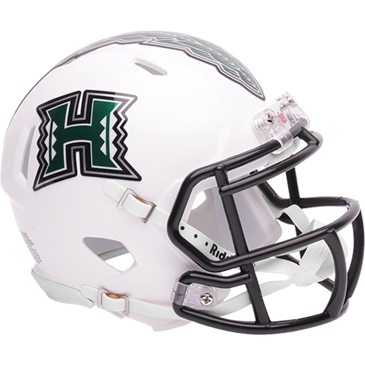 *SALE* HAWAII WARRIORS WHITE SPEED MINI NCAA RIDDELL FOOTBALL HELMET!