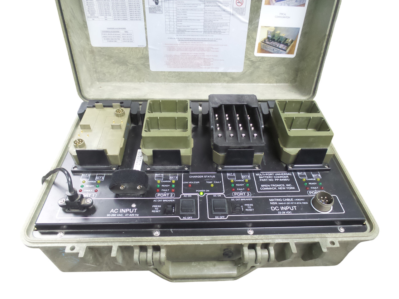 Bren-Tronics Portable Multi-Port Universal Battery Charger PP-8498/U
