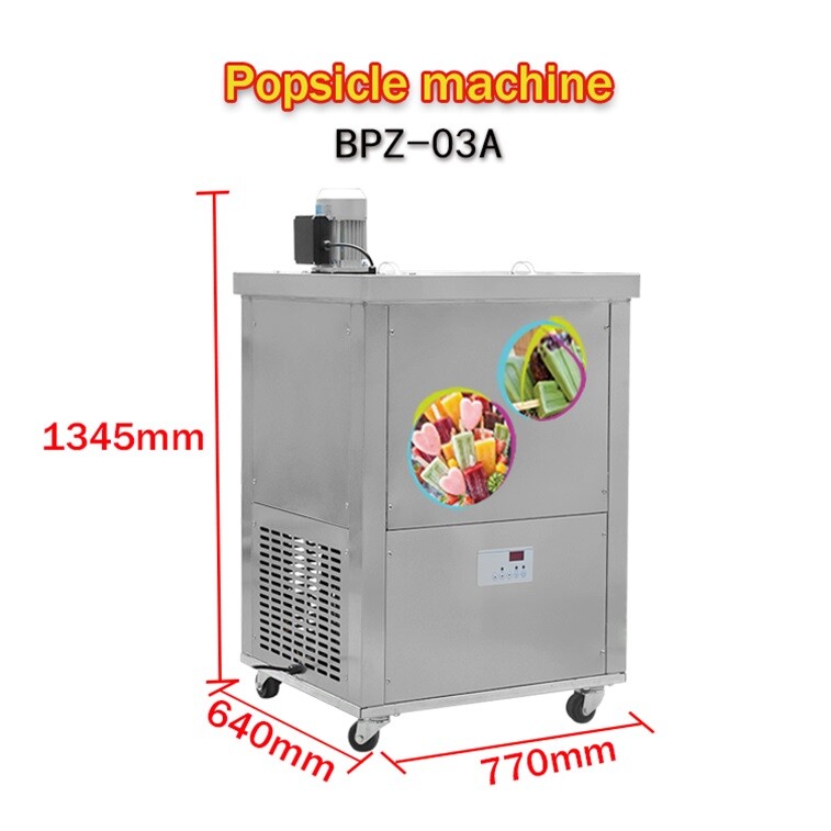 Slim designed 3 mold sets ice Popsicle Machine,ice Lolly Machine,ice Pop Machine