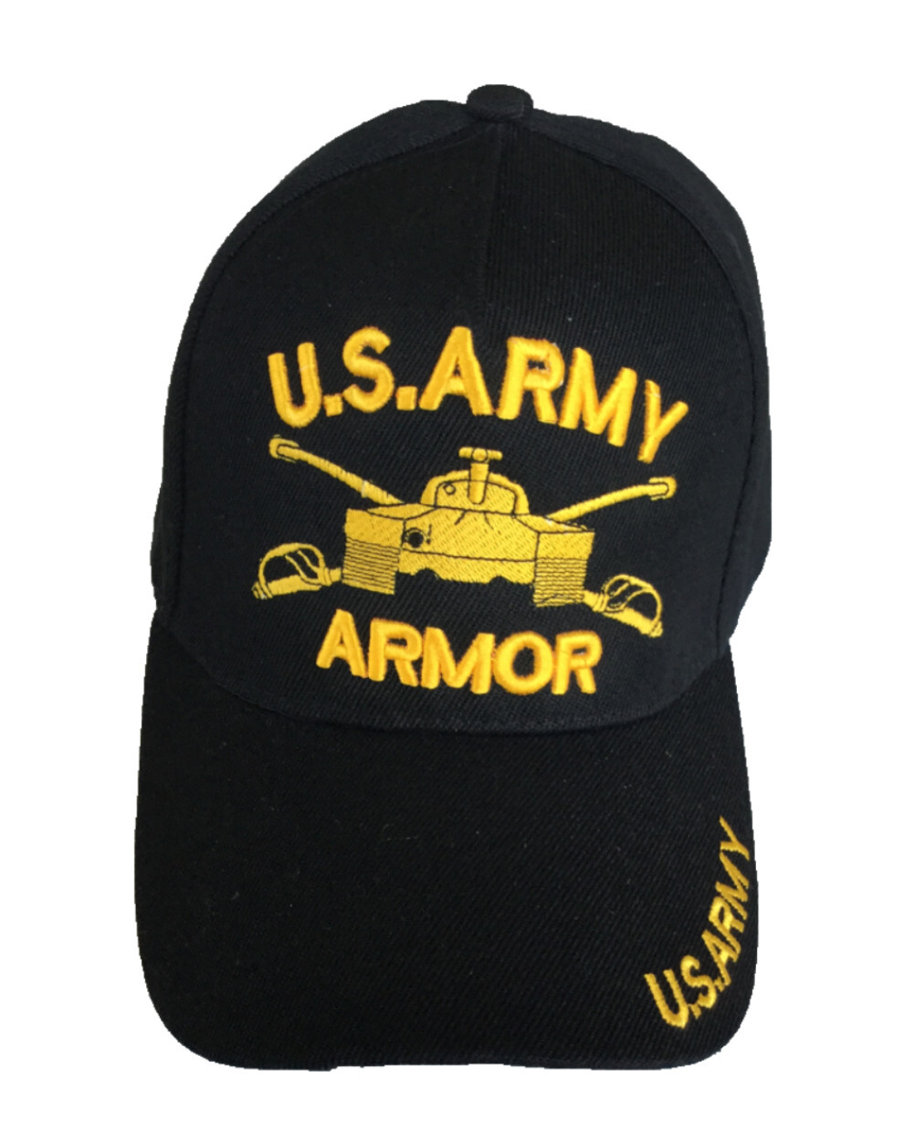 U.S. Army, Armor, Tank Emblem, black hat