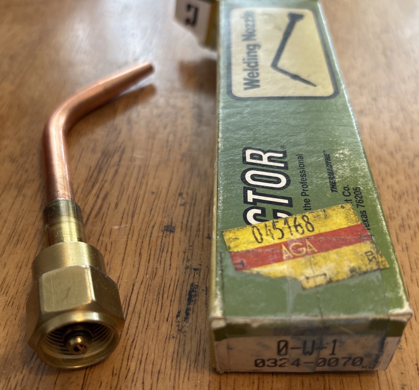 Victor 0-W-1 Brazing Welding Torch Tip 100 Series Fits 100C 100FC 0324-0070