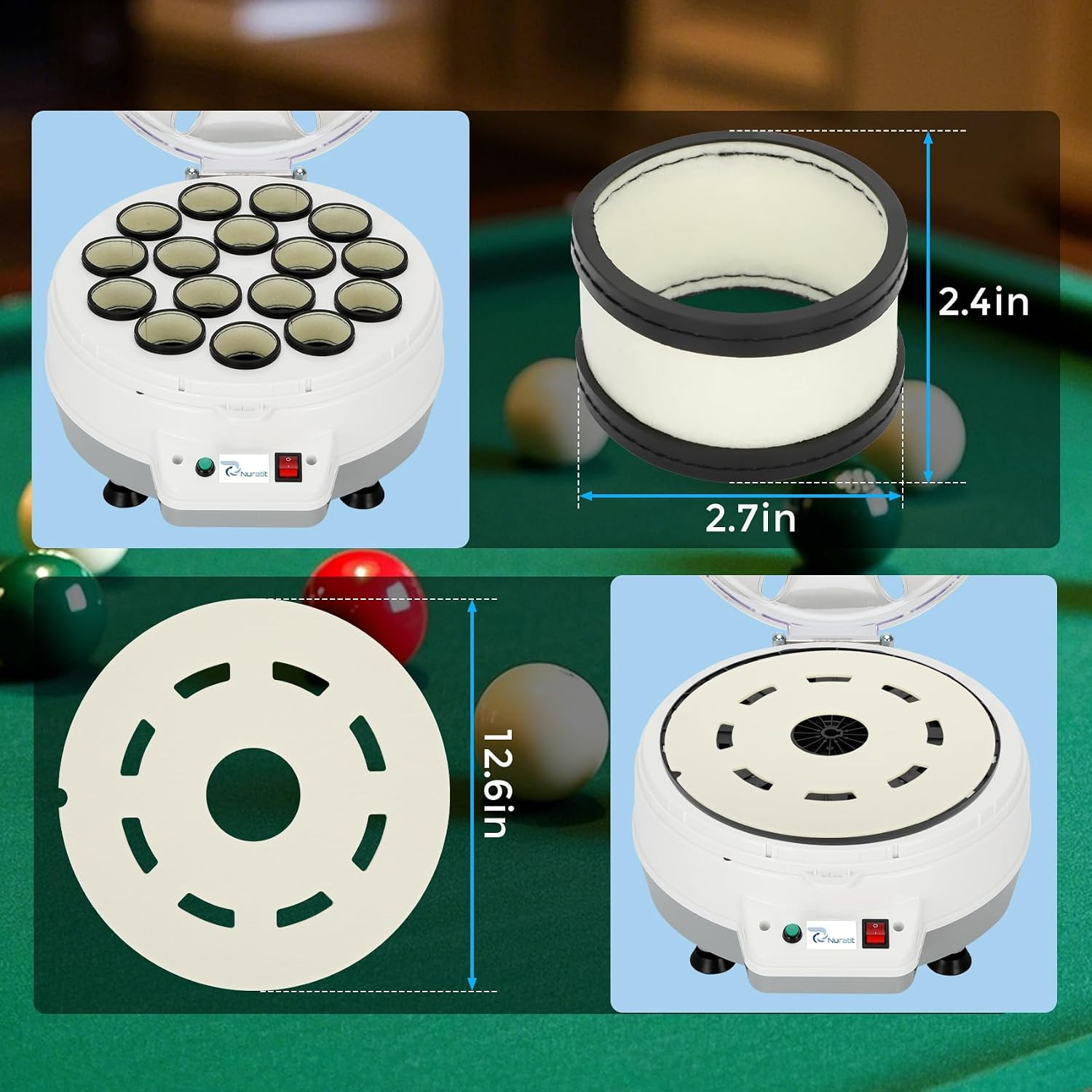 Billiard Ball Cleaner Kit