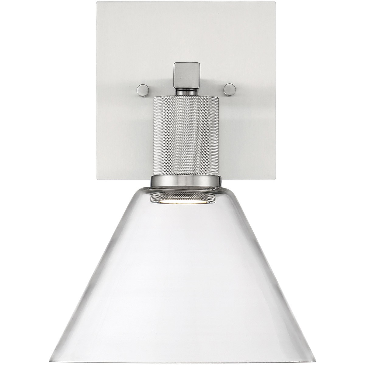 Access Lighting 63143LEDD-BS/CLR Port Nine Wall Sconce Brushed Steel