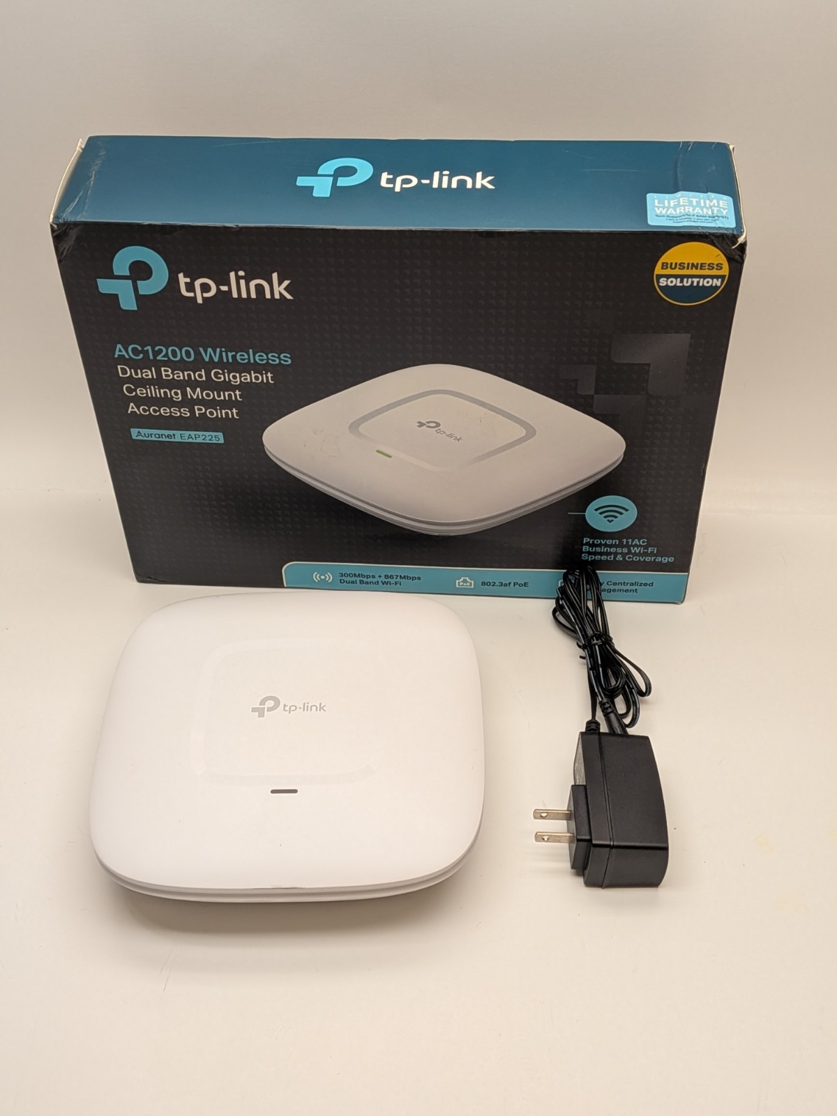 TP-Link AC1200 Wireless Dual Band EAP225(US) Gigabit Ceiling Mount Access Point