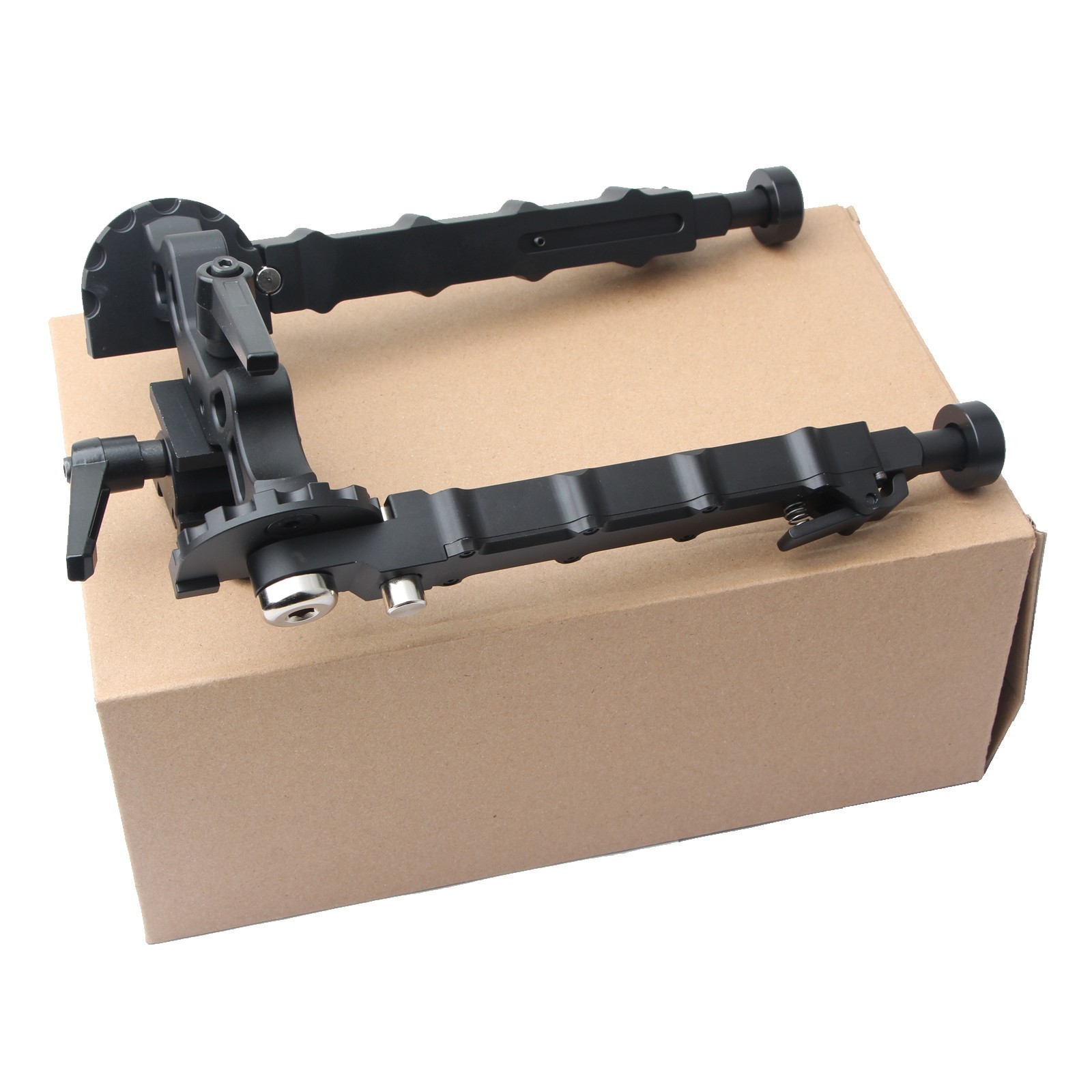 Rifle Bipod 7.5-9'' Adjustable Height 360 Degree Swivel Folding Design Picatinny