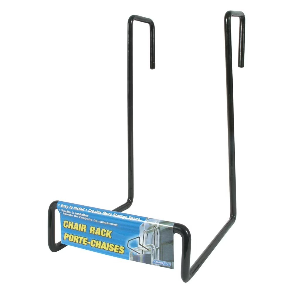 Heavy Duty RV Ladder Chair and Bike Rack, Polymer-Covered Steel