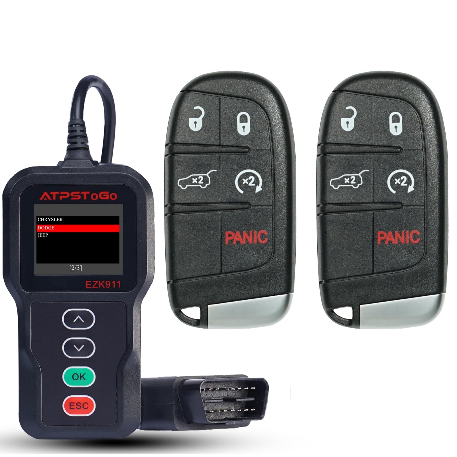 DIY Smart Car Keyless Entry Compatible with Jeep Grand Cherokee Dodge Durango...