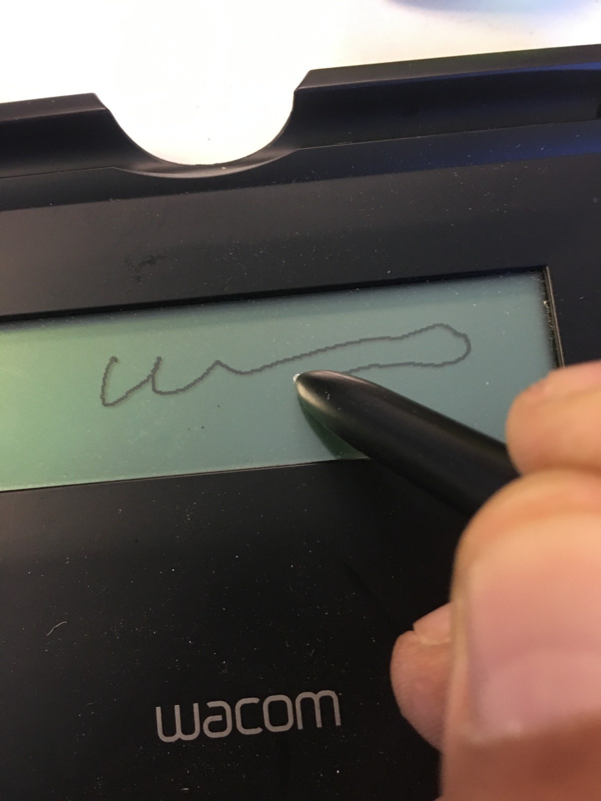 Lot of 10 Wacom STU-300 / K USB Signature Pad with Stylus Pen and USB Cable