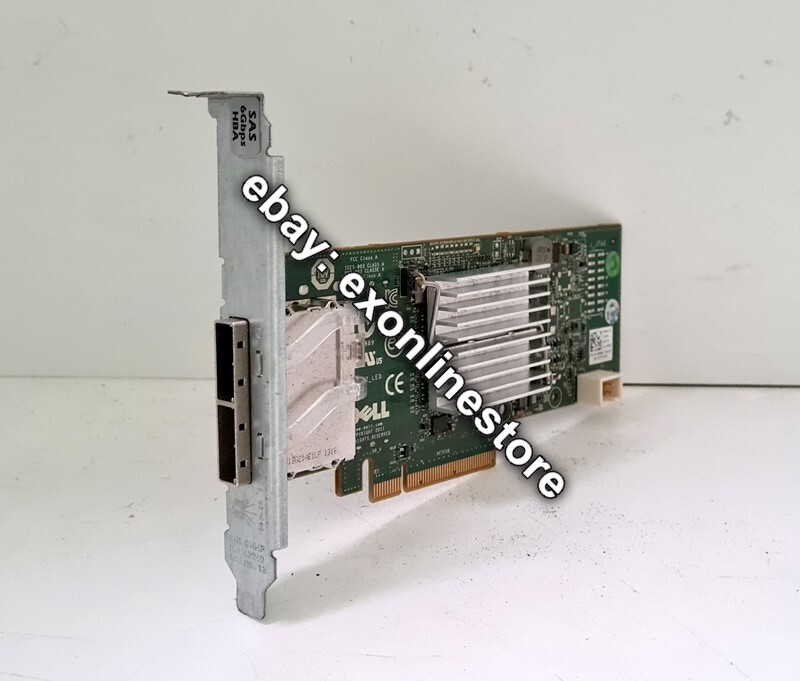 12DNW - Dell PERC H200E PCIe 6Gbps Dual Port SAS HBA High Profile